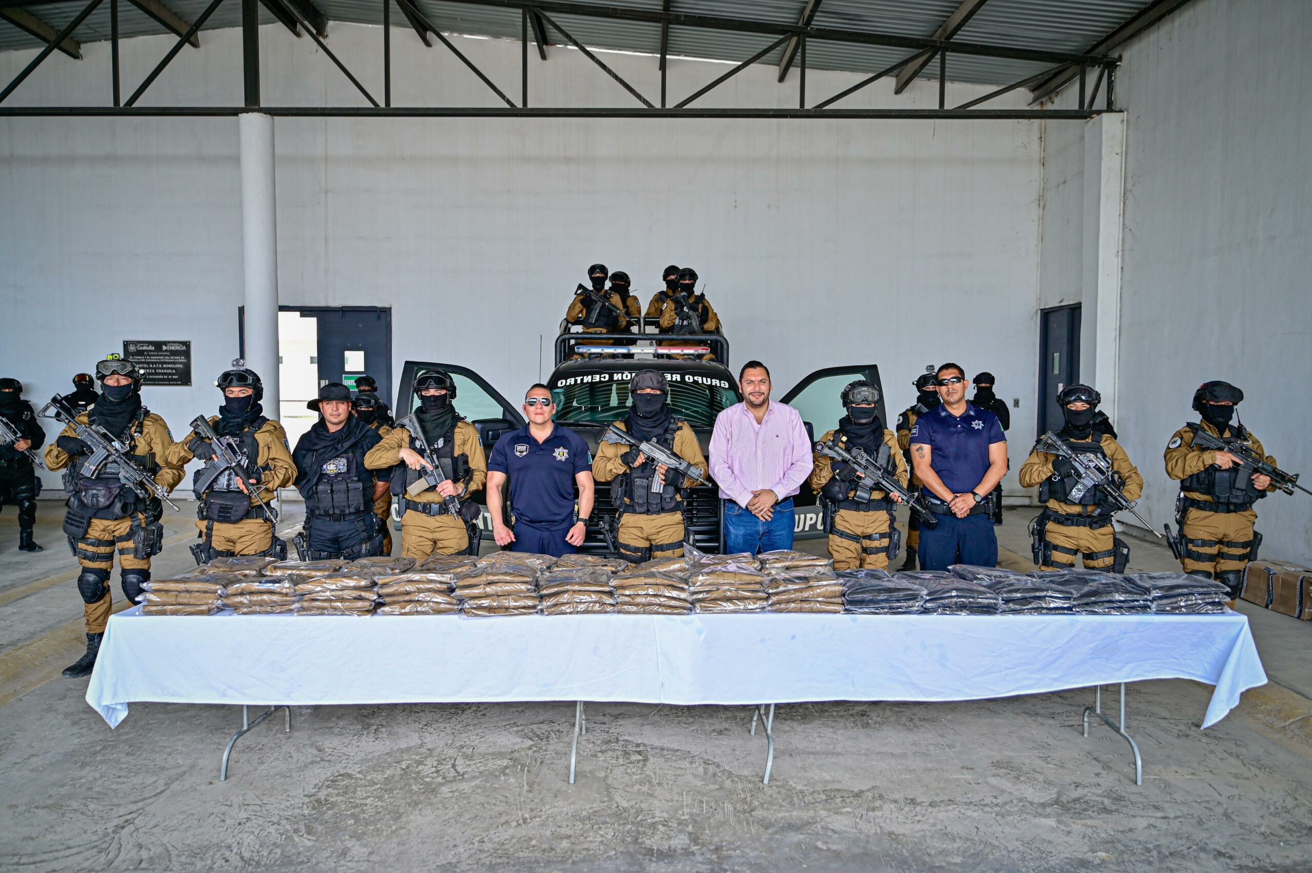 Refuerza Carlos Villarreal equipo y coordinación del Grupo de Reacción Centro en Monclova Refuerza Carlos Villarreal equipo y coordinación del Grupo de Reacción Centro en Monclova
