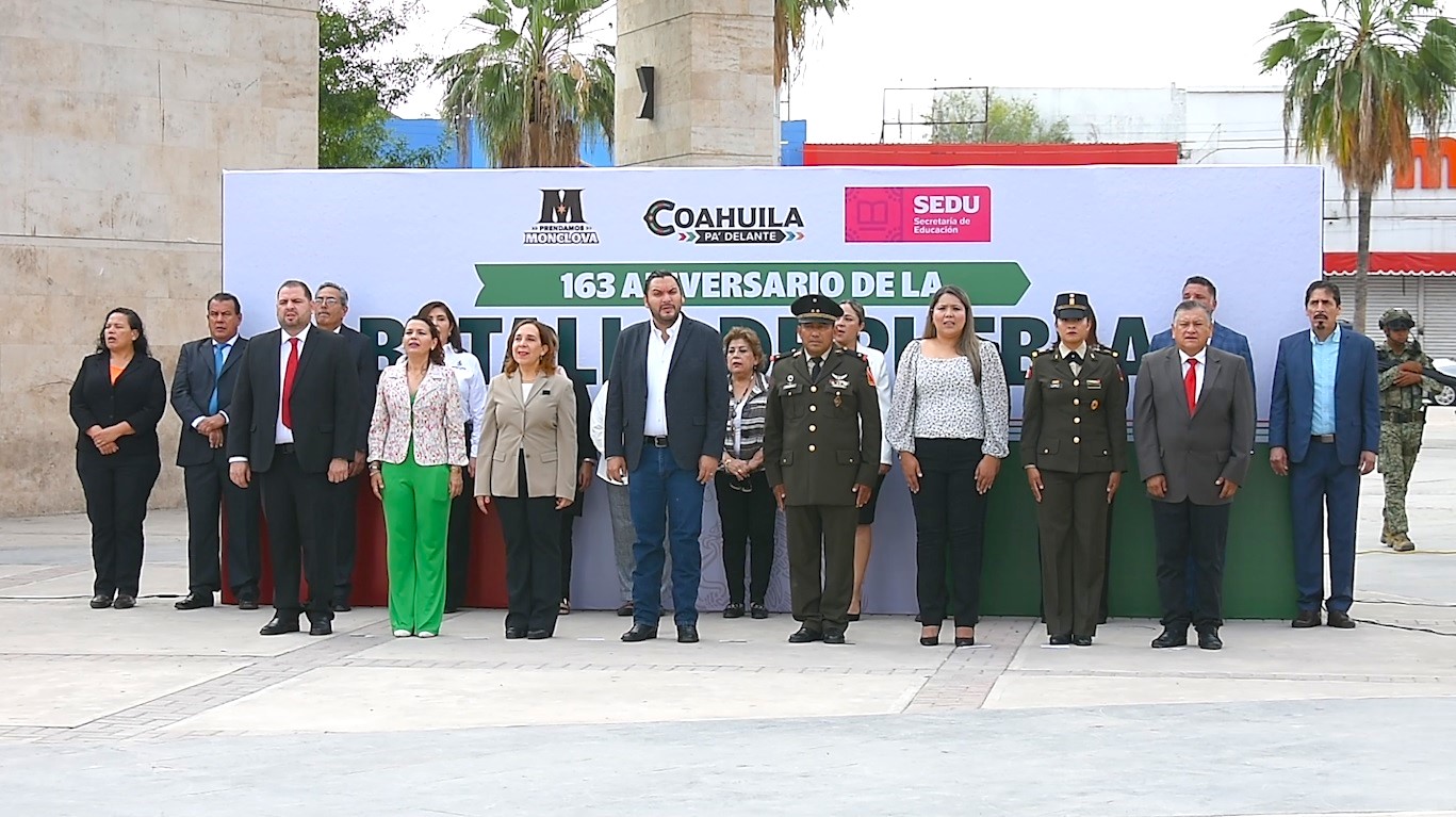 Conmemoran en Monclova el 163 Aniversario de la Batalla de Puebla Conmemoran en Monclova el 163 Aniversario de la Batalla de Puebla