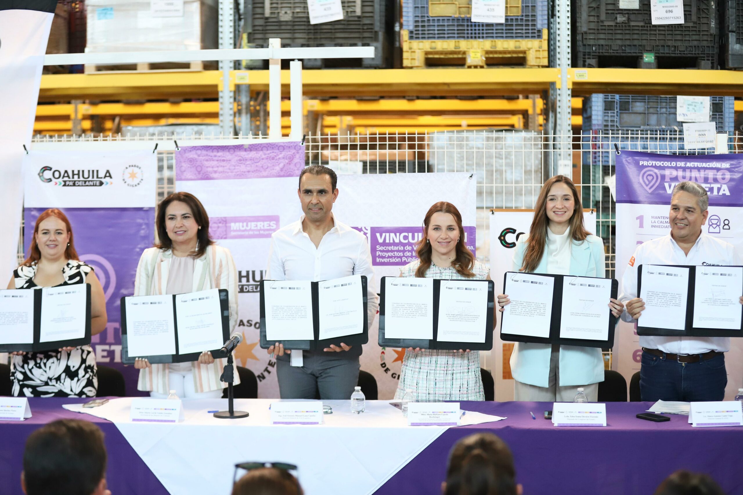 Fortalece Gobierno de Coahuila Puntos Violeta; suma a más empresas 