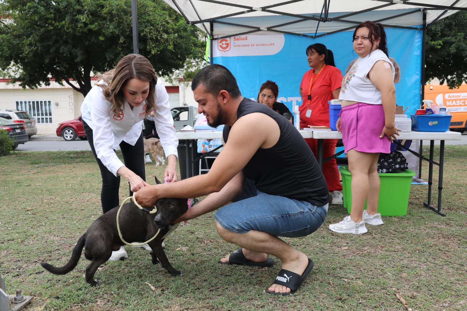 Disfrutan en Guadalupe mascotas y dueños de una Caminata Perrona Disfrutan en Guadalupe mascotas y dueños de una Caminata Perrona