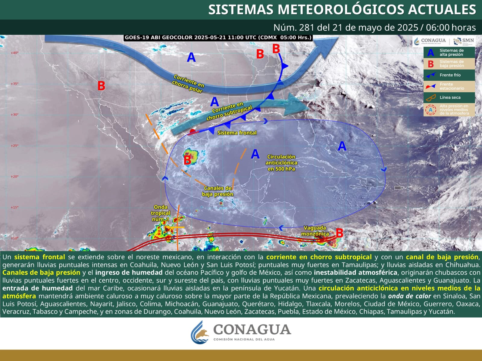 Se esperan lluvias muy fuertes en Coahuila, continúa la onda de calor Se esperan lluvias muy fuertes en Coahuila, continúa la onda de calor