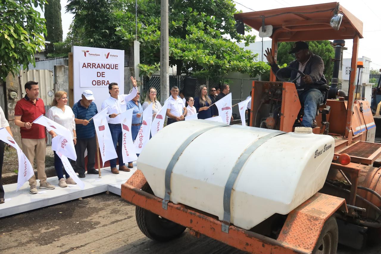 Dan banderazo de arranque a programa de 108 obras en Victoria Dan banderazo de arranque a programa de 108 obras en Victoria