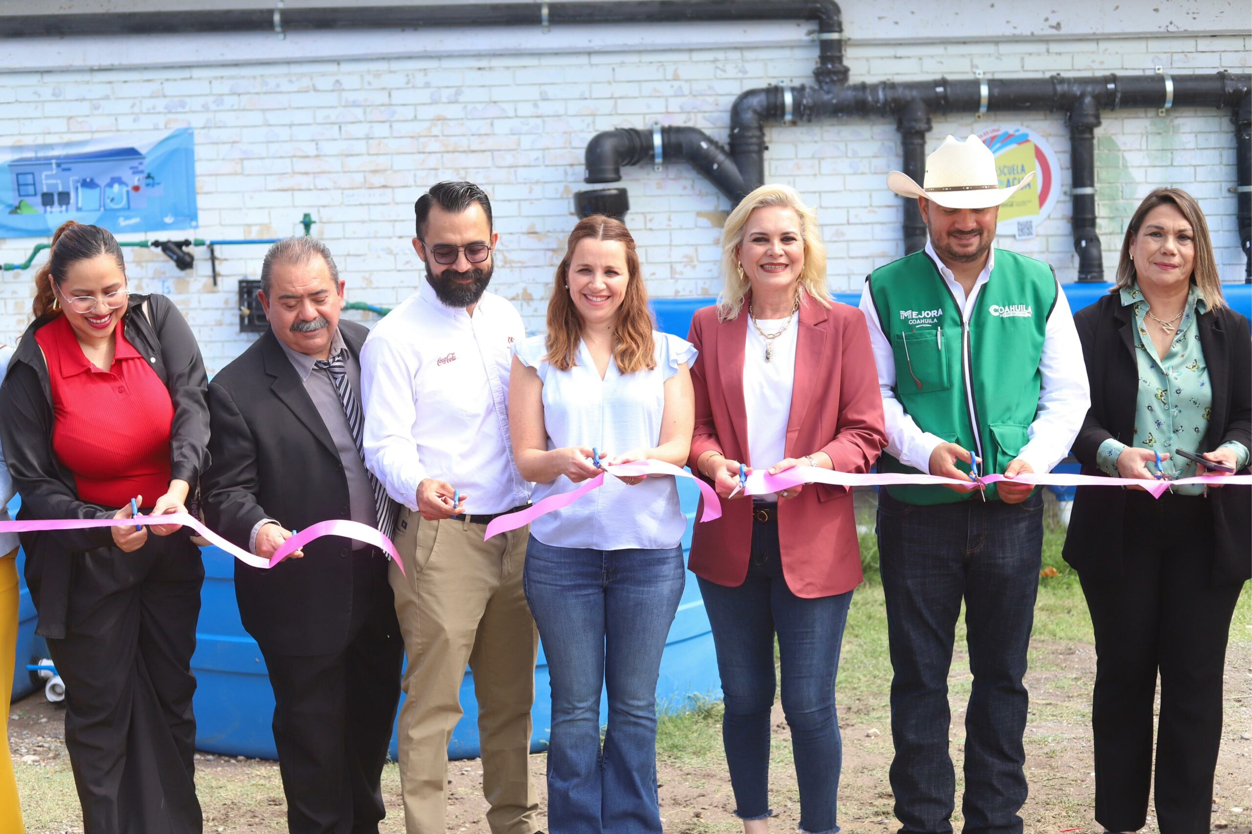 Inauguran en Múzquiz programa “Escuelas con Agua Inauguran en Múzquiz programa “Escuelas con Agua