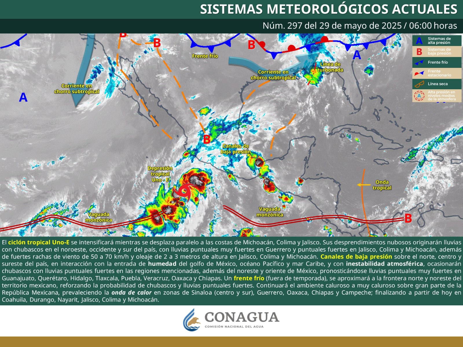 Continúa la onda de calor; se esperan lluvias y vientos fuertes en Coahuila Continúa la onda de calor; se esperan lluvias y vientos fuertes en Coahuila