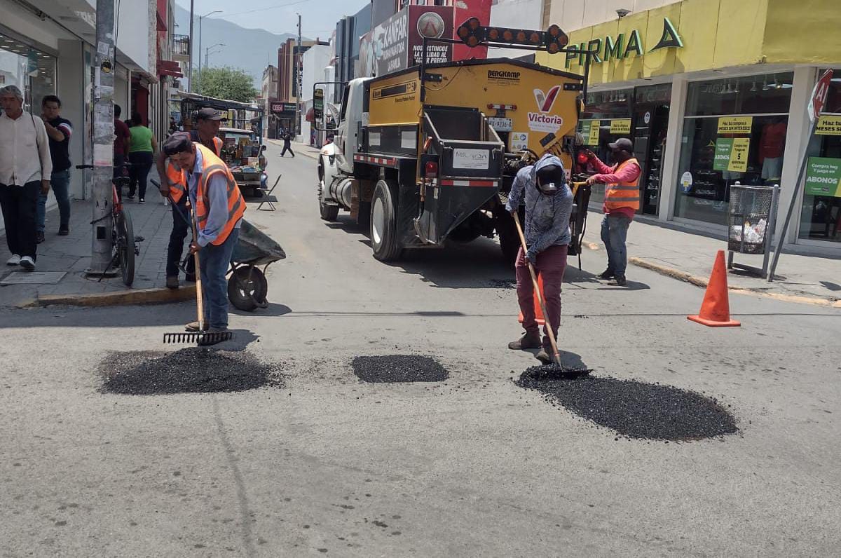 Tras lluvias activa Cd. Victoria plan de bacheo intenso Tras lluvias activa Cd. Victoria plan de bacheo intenso