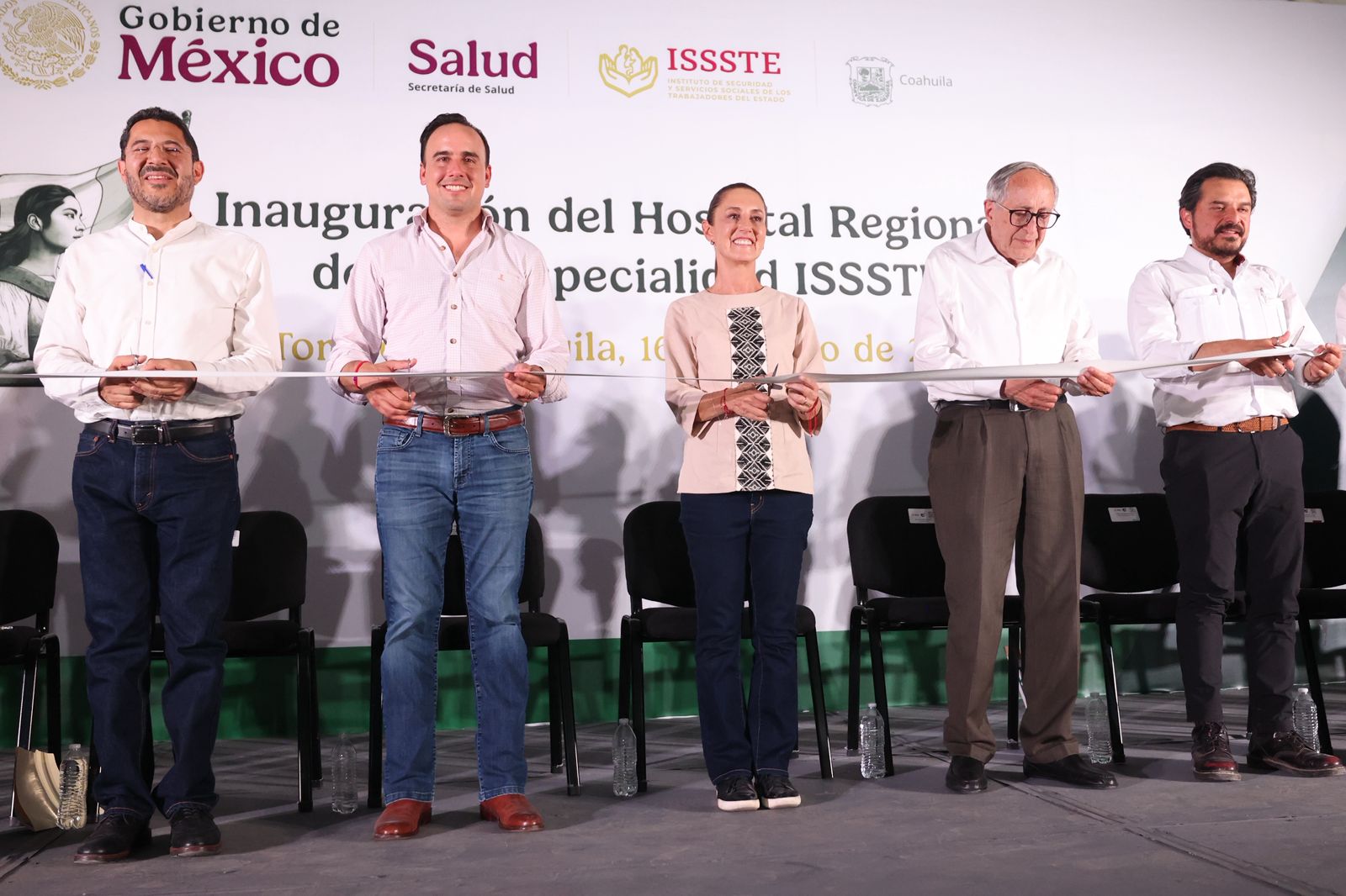 Inauguran Sheinbaum y Manolo Jiménez Hospital de Especialidades del ISSSTE en Torreón Inauguran Sheinbaum y Manolo Jiménez Hospital de Especialidades del ISSSTE en Torreón