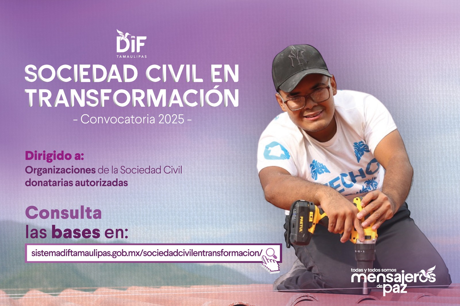Invita DIF Tamaulipas a participar en la convocatoria “Sociedad Civil en Transformación” Invita DIF Tamaulipas a participar en la convocatoria “Sociedad Civil en Transformación”