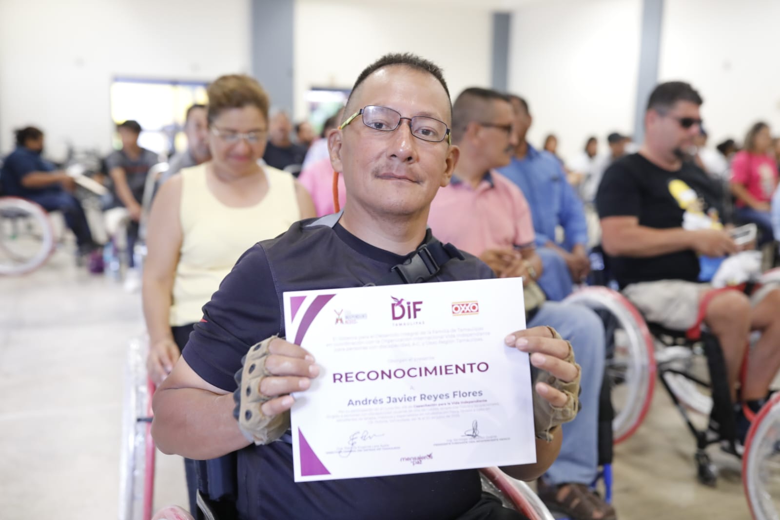 Realiza DIF Tamaulipas segunda capacitación y donación de sillas de ruedas para personas discapacitadas Realiza DIF Tamaulipas segunda capacitación y donación de sillas de ruedas para personas discapacitadas