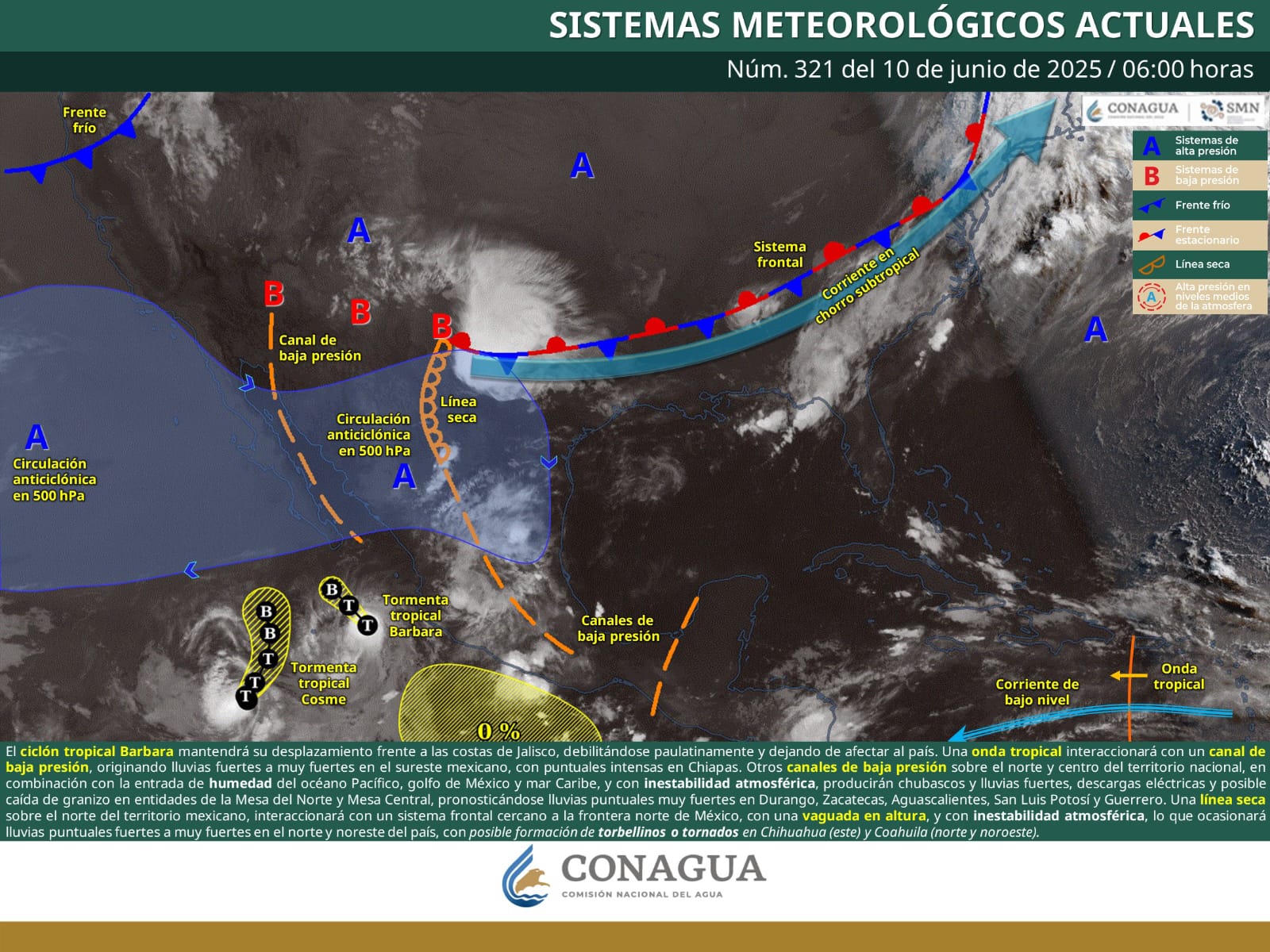 Se prevén lluvias y vientos muy fuertes con posible formación de torbellinos o tornados en Coahuila Se prevén lluvias y vientos muy fuertes con posible formación de torbellinos o tornados en Coahuila