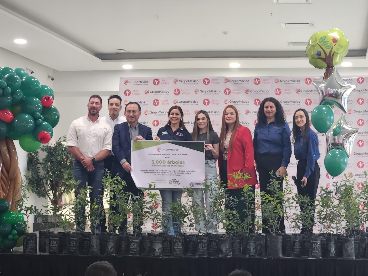 Recibe Monterrey donativo de 3,000 árboles por parte de Grupo México Recibe Monterrey donativo de 3,000 árboles por parte de Grupo México