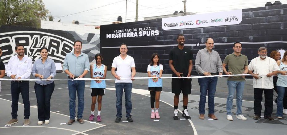 NBA, Saltillo y Coahuila inauguran canchas de básquetbol en la capital NBA, Saltillo y Coahuila inauguran canchas de básquetbol en la capital