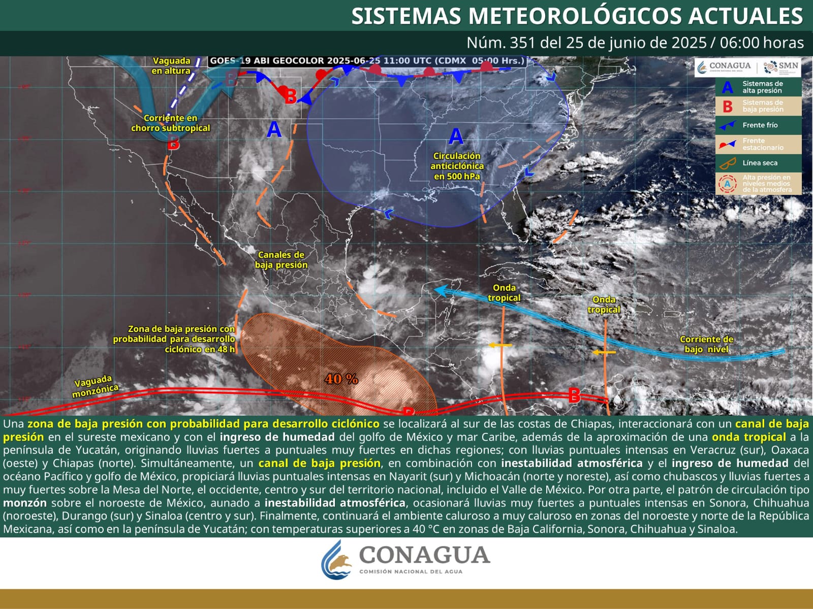 Se esperan chubascos y vientos fuertes en Coahuila Se esperan chubascos y vientos fuertes en Coahuila