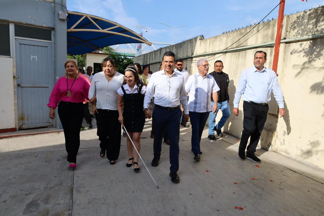 Entrega Cd. Victoria obra de apoyo a la educación inclusiva