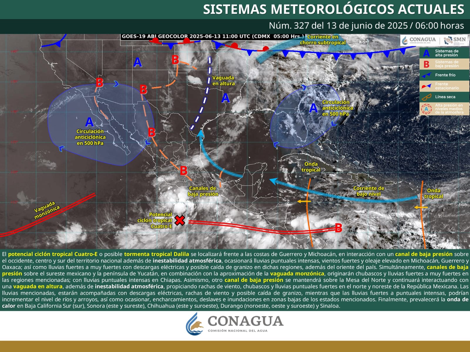 Se esperan lluvias fuertes con descargas eléctricas y granizo en Coahuila Se esperan lluvias fuertes con descargas eléctricas y granizo en Coahuila