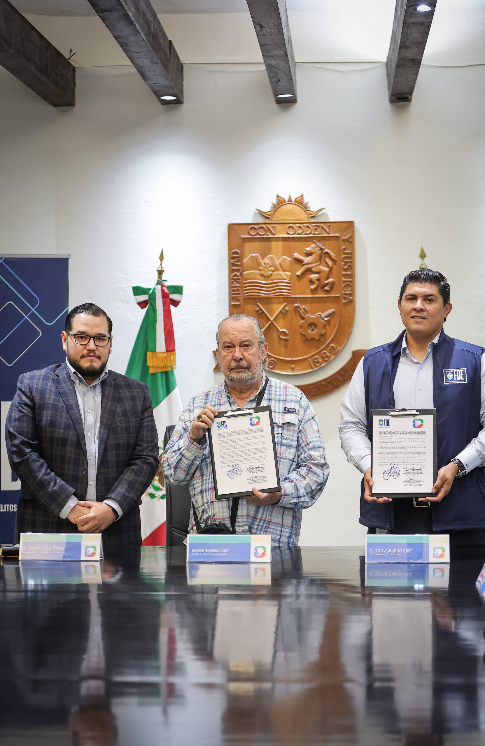 Firma San Pedro alianza estratégica contra los delitos electorales Firma San Pedro alianza estratégica contra los delitos electorales