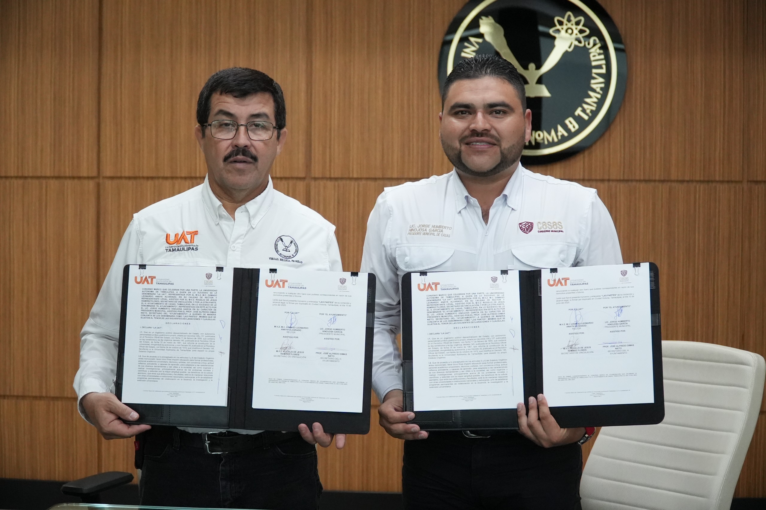 La UAT y Ayuntamiento de Casas fortalecen colaboración institucional La UAT y Ayuntamiento de Casas fortalecen colaboración institucional