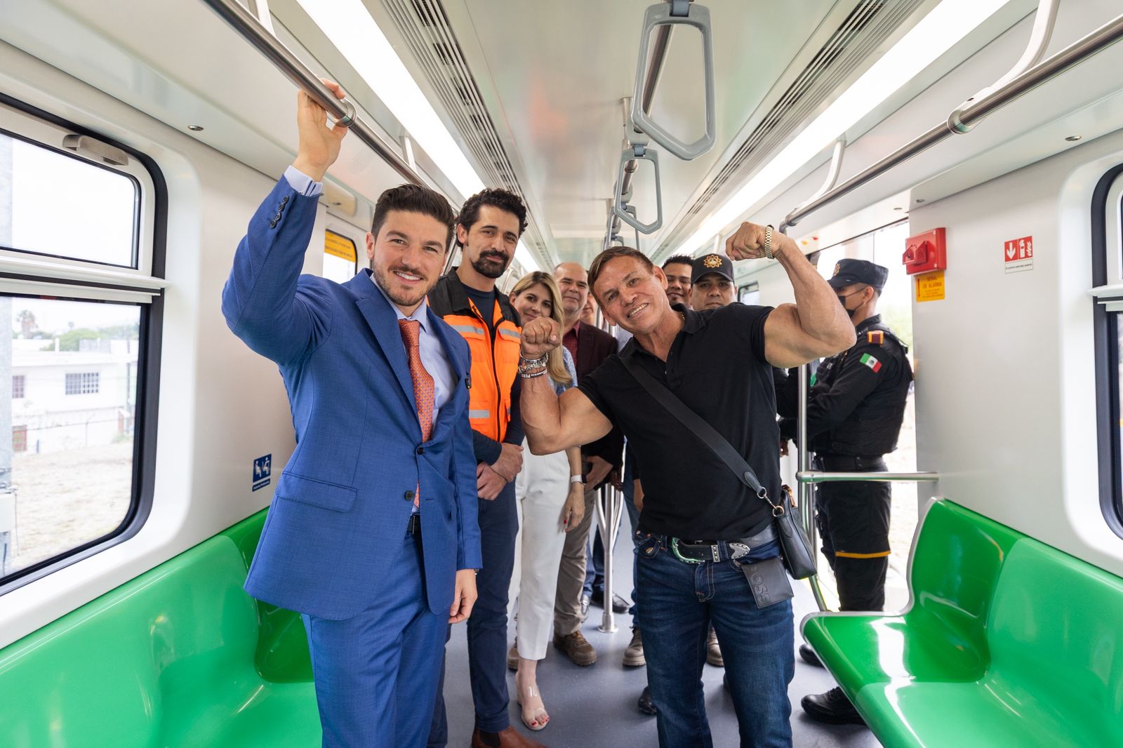 Moderniza Nuevo León Metro, se incorporan seis nuevos trenes a la Línea 1 Moderniza Nuevo León Metro, se incorporan seis nuevos trenes a la Línea 1