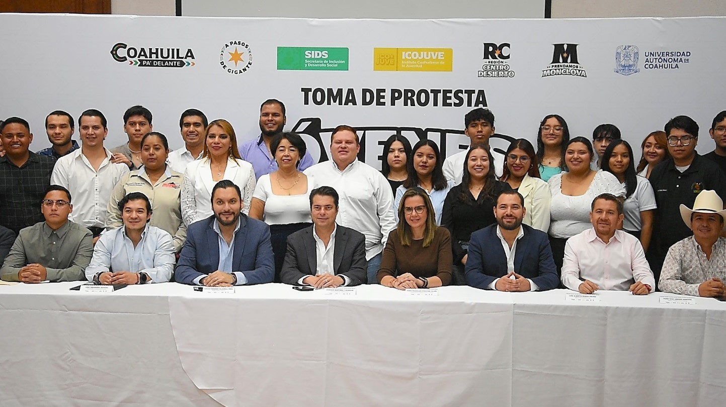 Instalan el Consejo Ciudadano “Jóvenes Pa’Delante” en la Región Centro de Coahuila