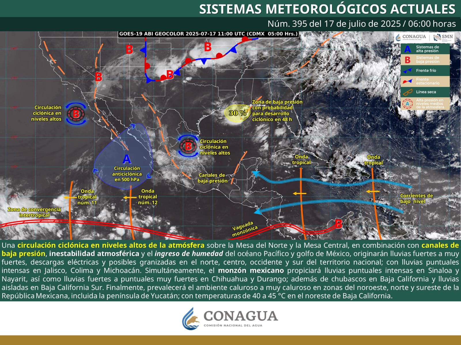 Chubascos y rachas de viento de hasta 60 KM/H en Coahuila