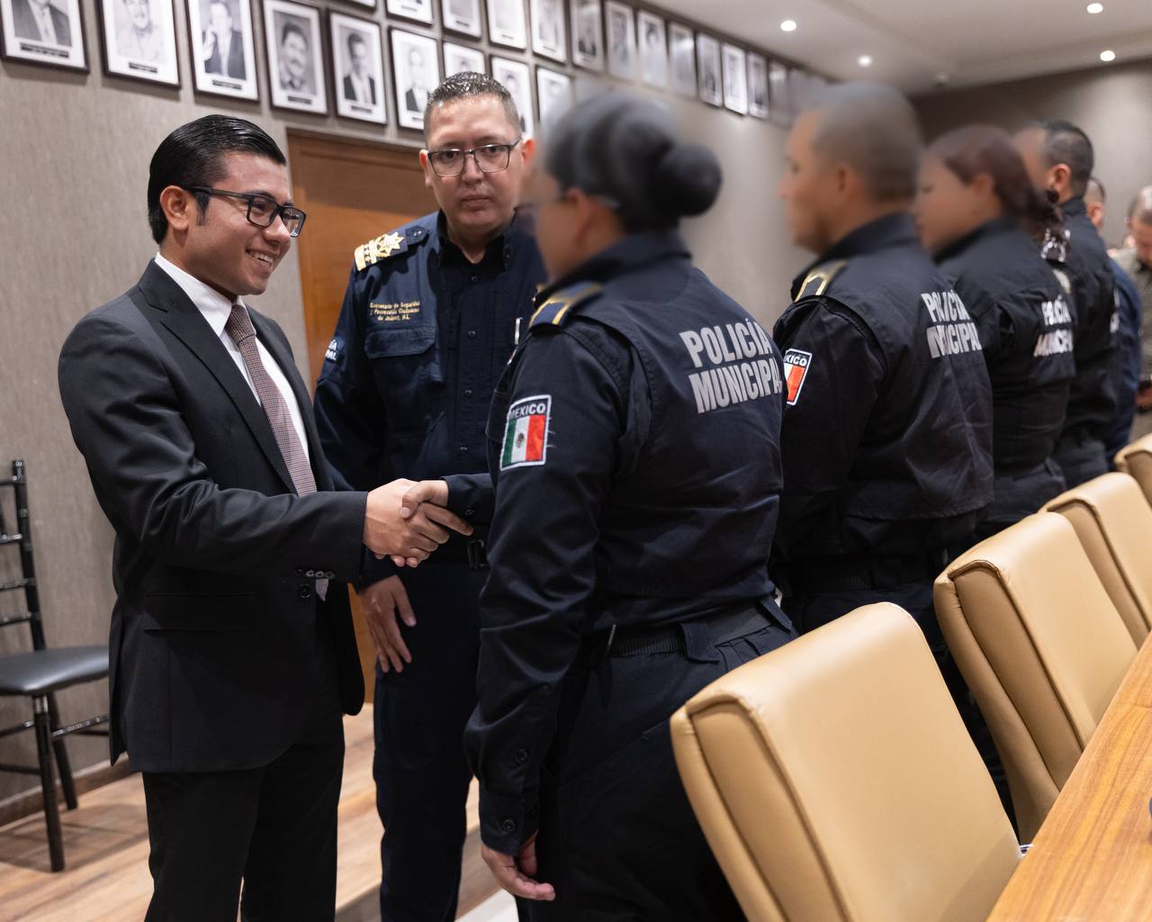 Reconoce Félix Arratia a policías por actos de servicio ejemplar Reconoce Félix Arratia a policías por actos de servicio ejemplar
