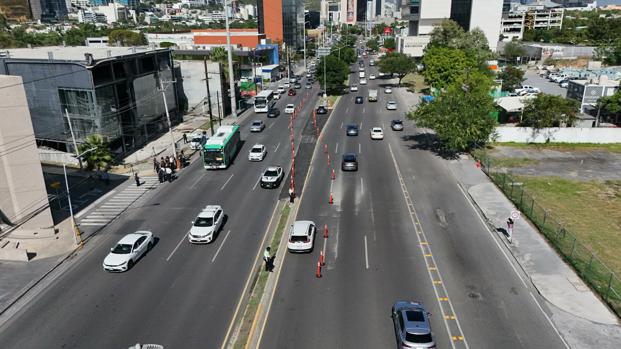 Inicia San Pedro contraflujo en Vasconcelos hacia Monterrey Inicia San Pedro contraflujo en Vasconcelos hacia Monterrey