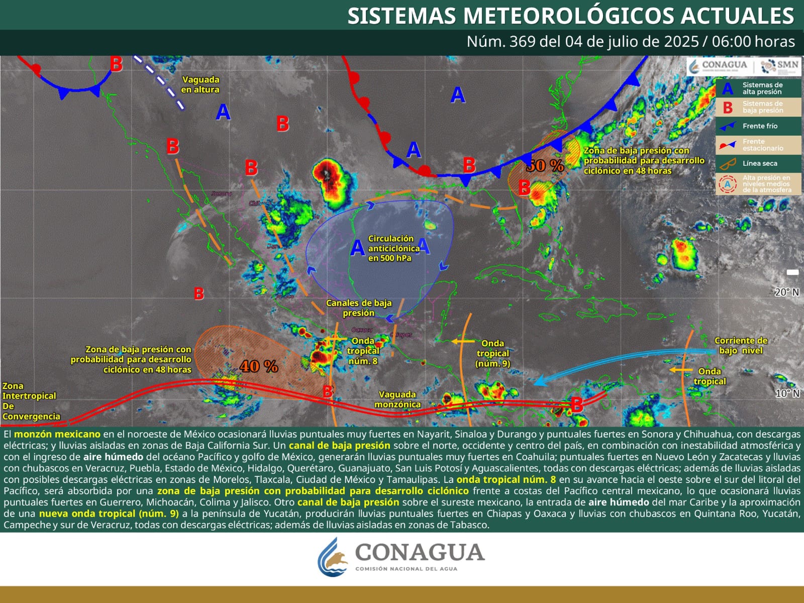 Continúan las lluvias en Coahuila: se esperan precipitaciones muy fuertes con descargas eléctricas y granizo Continúan las lluvias en Coahuila: se esperan precipitaciones muy fuertes con descargas eléctricas y granizo