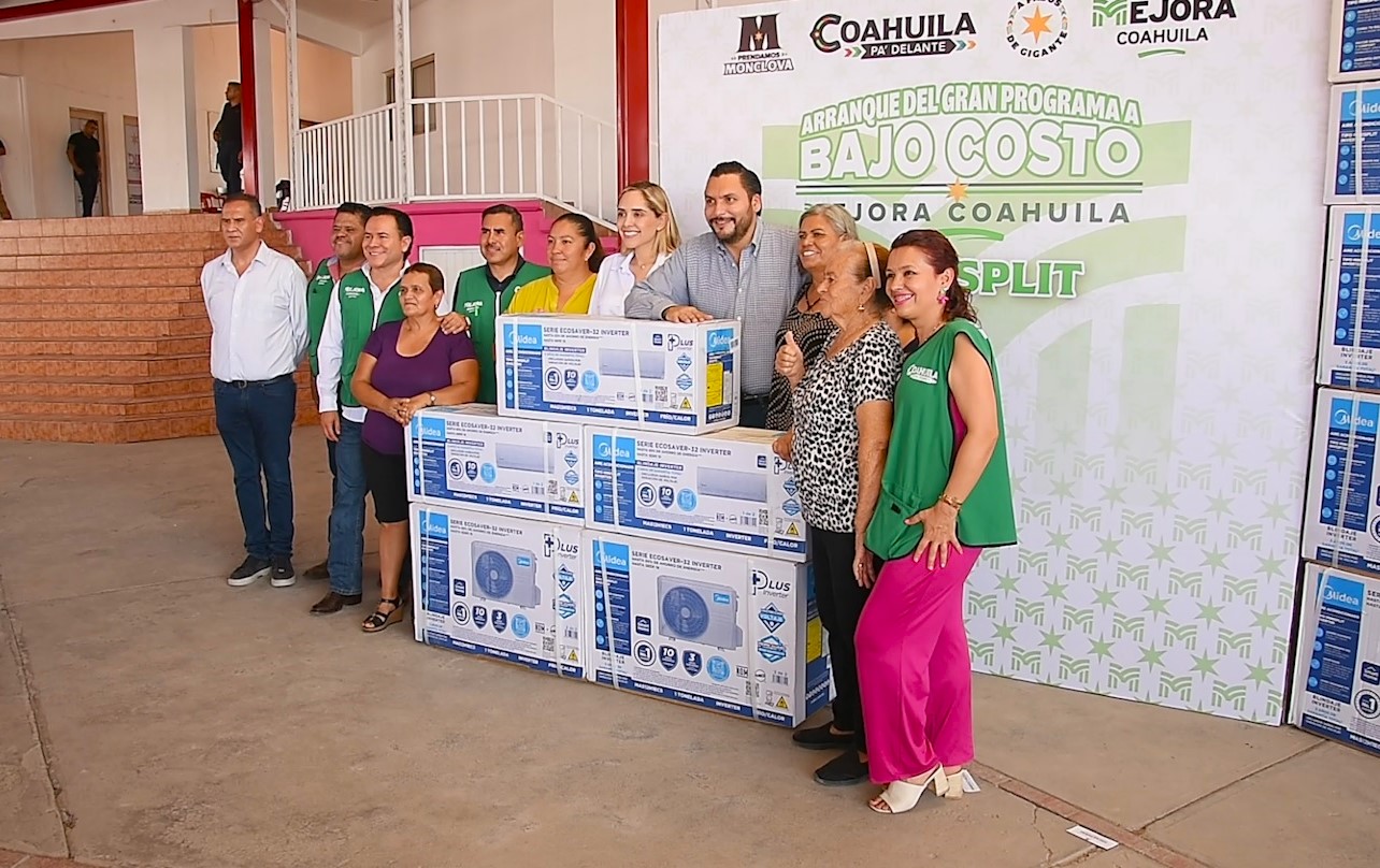 Inicia en Monclova programa de minisplits a bajo costo a través de Mejora Coahuila Inicia en Monclova programa de minisplits a bajo costo a través de Mejora Coahuila