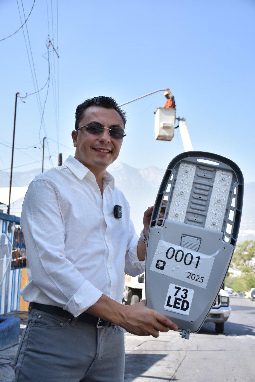 Modernizará San Pedro más de 2 mil 500 luminarias a LED de alta tecnología