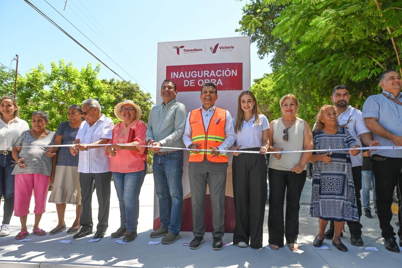 Entrega Gattás nueva calle de concreto hidráulico en la San Marcos II Entrega Gattás nueva calle de concreto hidráulico en la San Marcos II