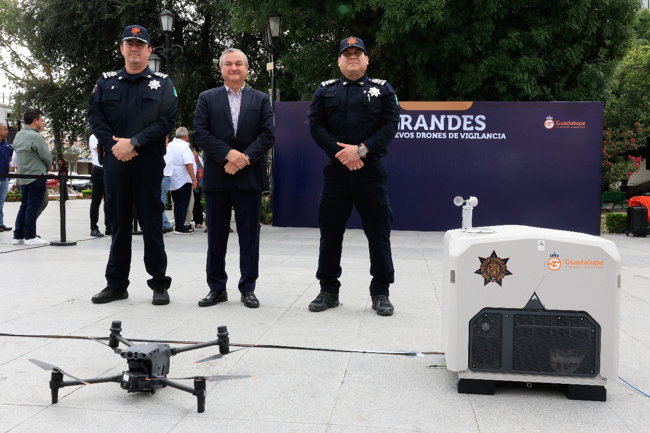 Guadalupe refuerza seguridad con tecnología aérea Guadalupe refuerza seguridad con tecnología aérea