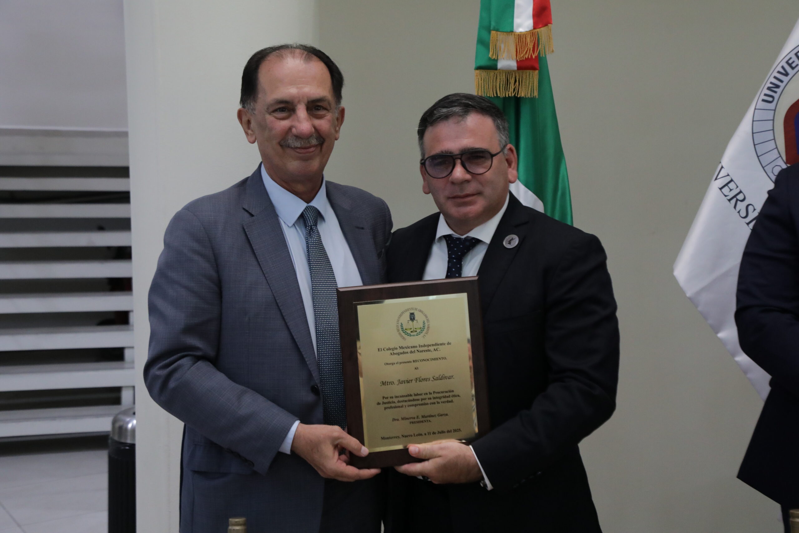 Reconoce Colegio Mexicano Independiente de Abogados del Noreste AC al Fiscal General