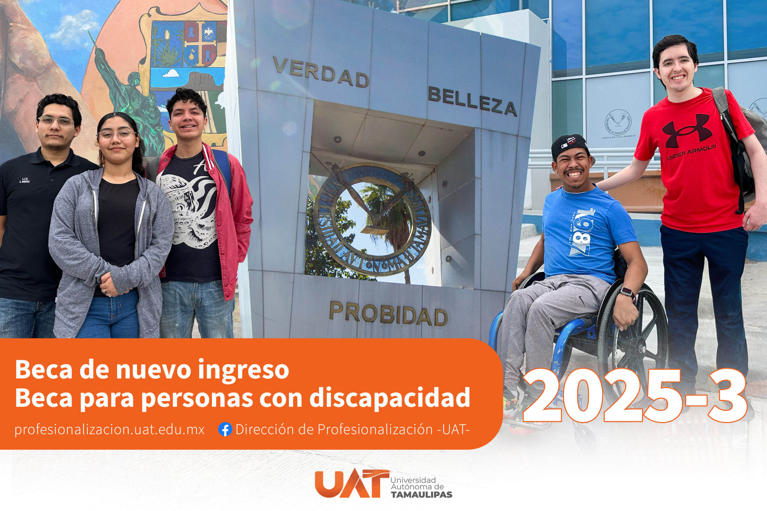 Lanza la UAT programas de becas para nuevo ingreso y estudiantes con discapacidad Lanza la UAT programas de becas para nuevo ingreso y estudiantes con discapacidad