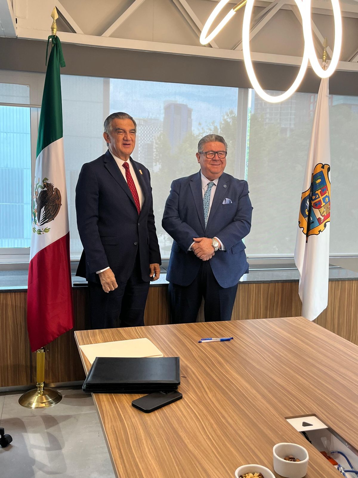 Firma el gobernador Américo Villarreal acuerdo para tratar aguas residuales