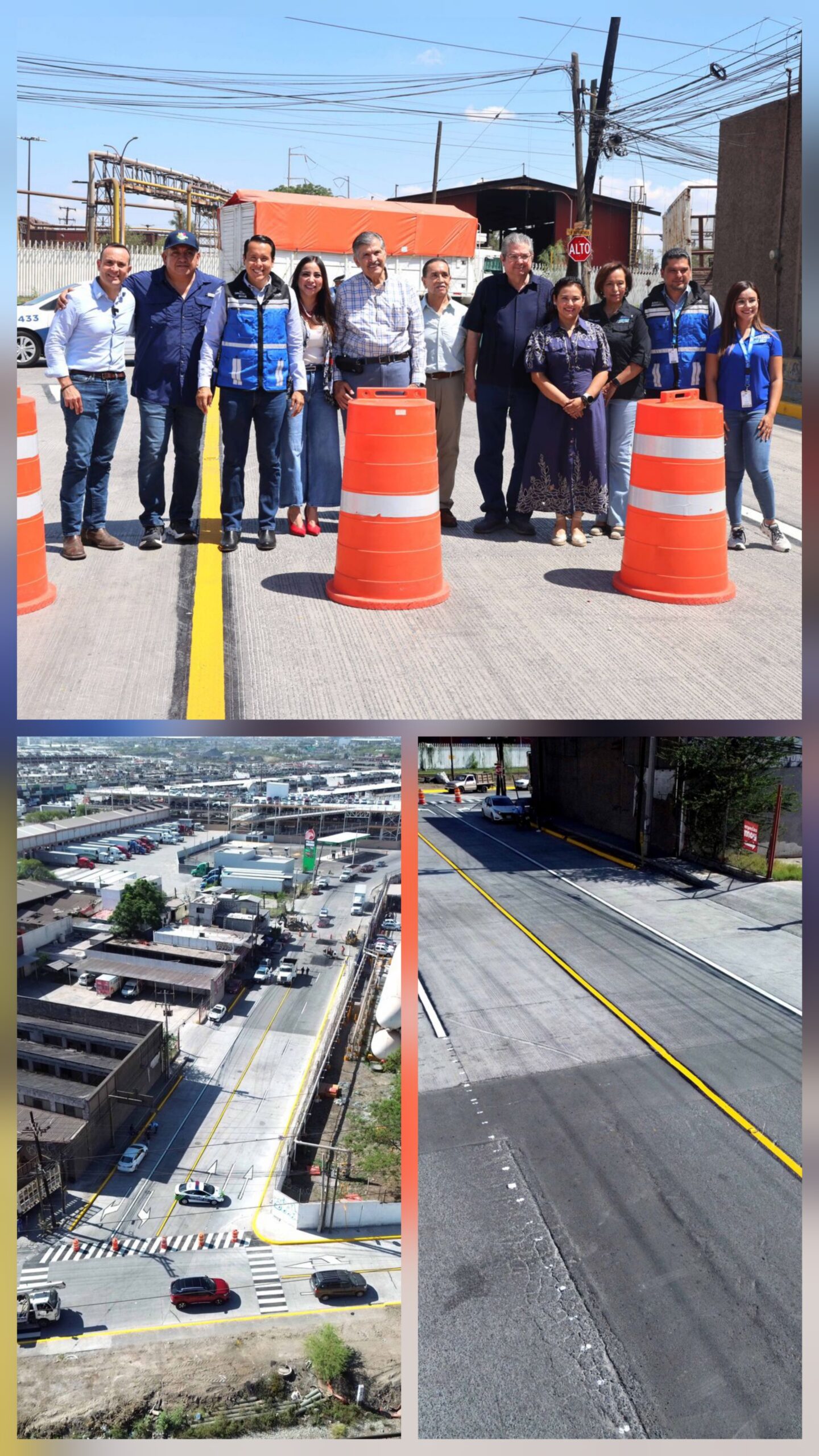 Entrega Daniel Carrillo rehabilitación de Vía Matamoros en San Nicolás con concreto hidráulico