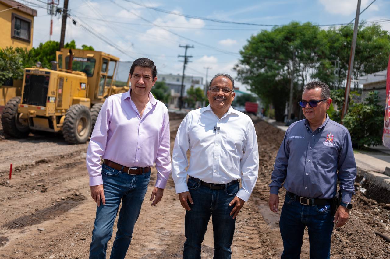 Supervisa Mijes obra que mejorará movilidad en Bosques de Escobedo