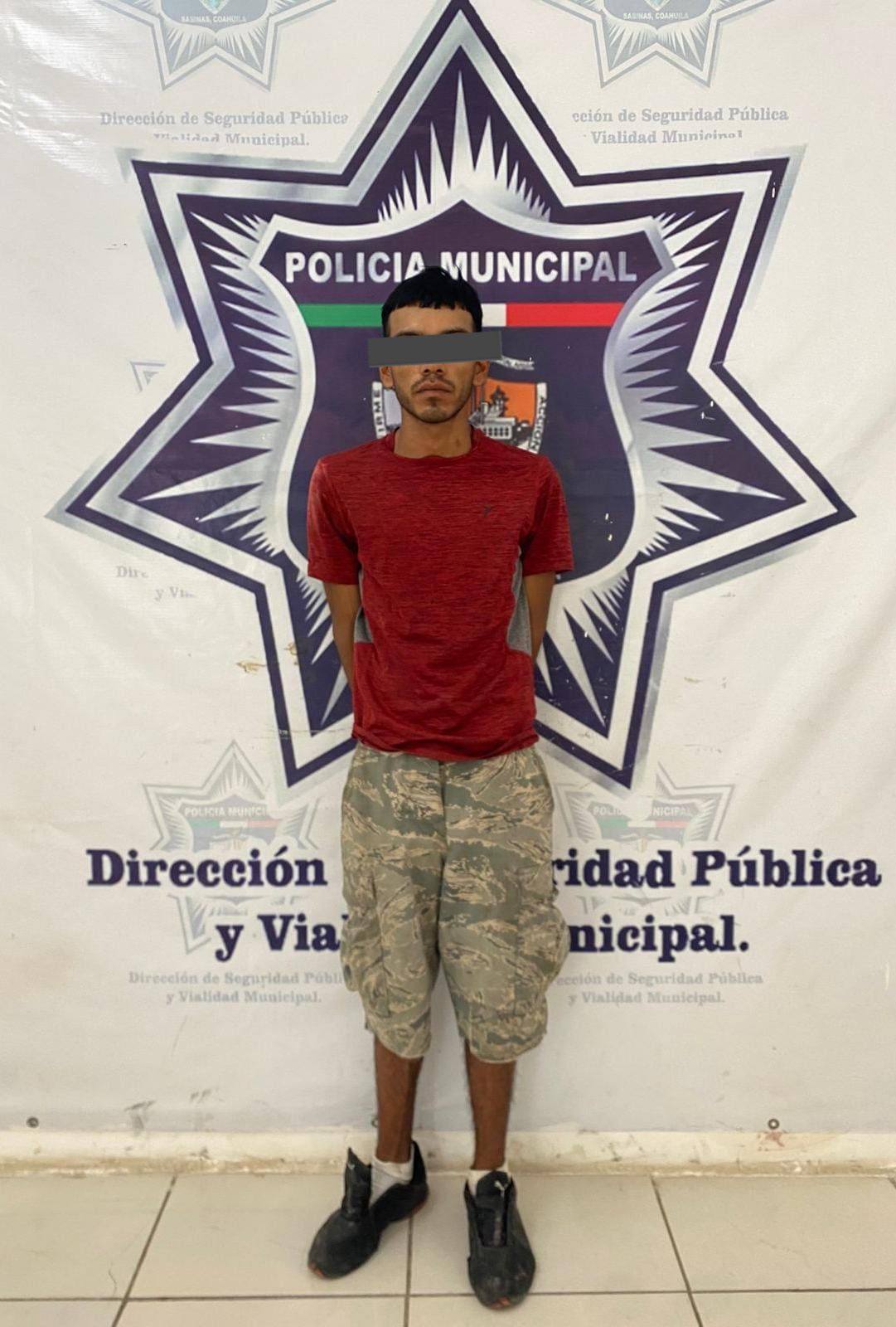 Arresta Policía de Sabinas a hombre de 37 años por lesión con arma blanca Arresta Policía de Sabinas a hombre de 37 años por lesión con arma blanca