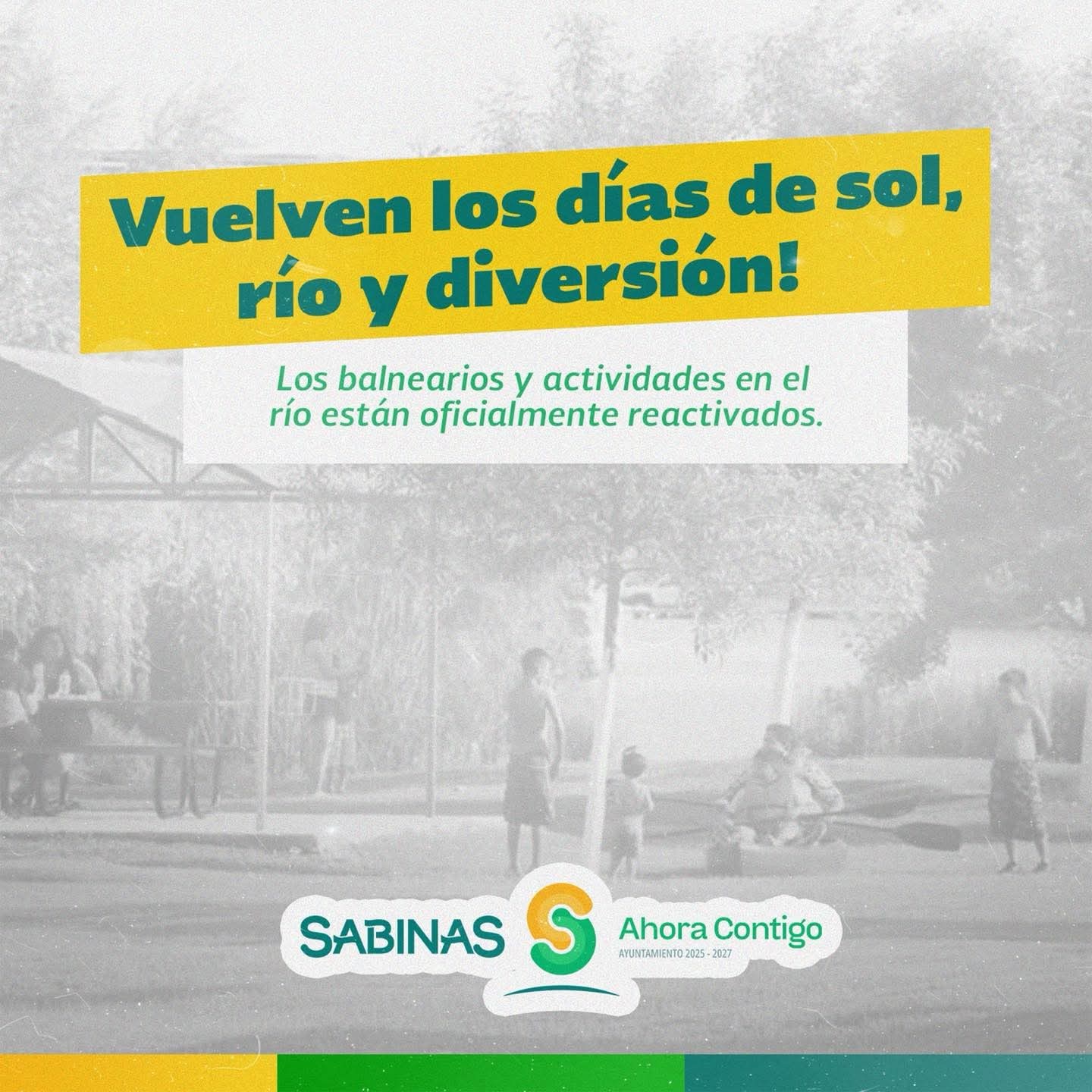 Reactivan balnearios y actividades en el río en Sabinas, Coahuila Reactivan balnearios y actividades en el río en Sabinas, Coahuila
