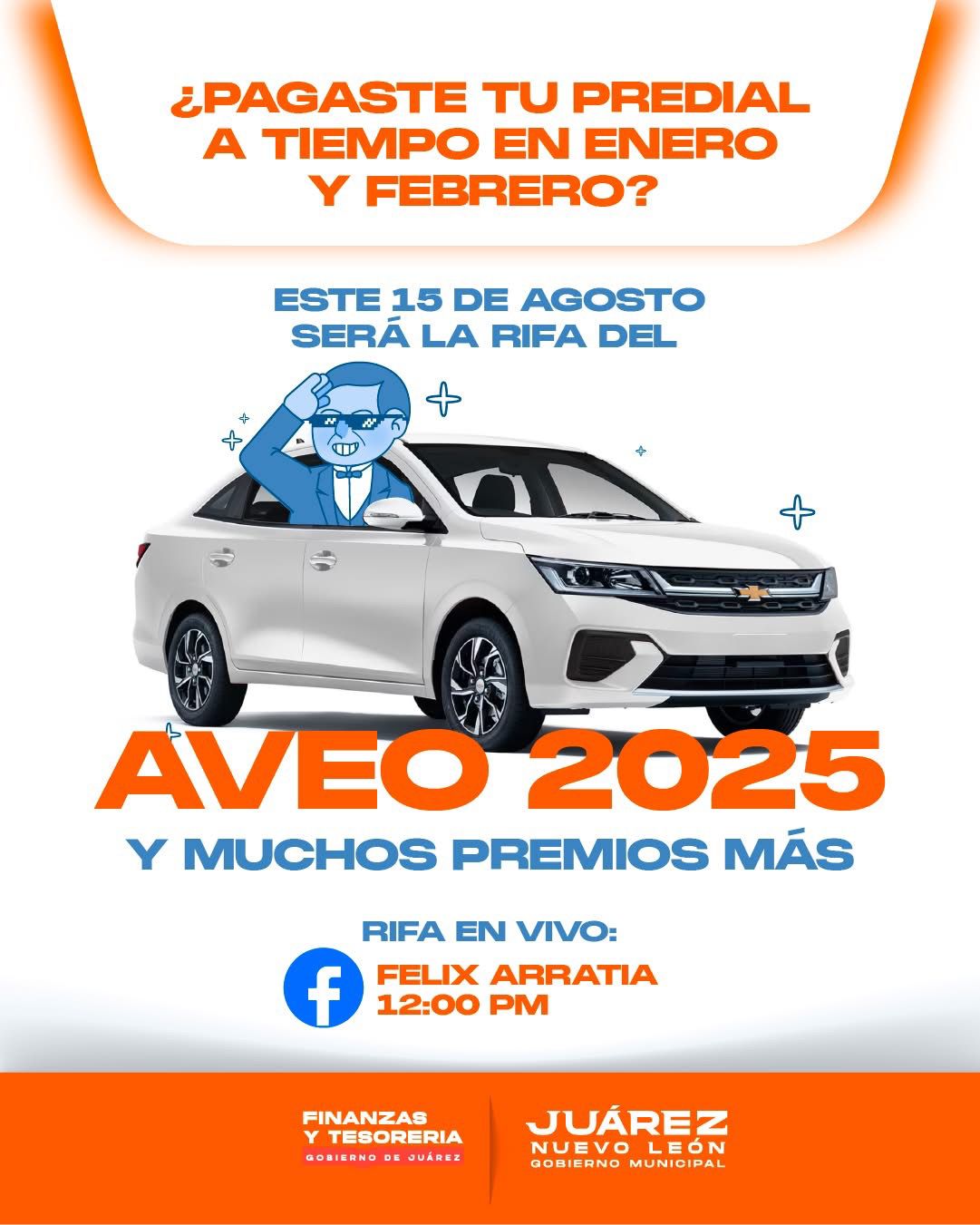 Premiará Juárez en gran sorteo a contribuyentes cumplidos del predial