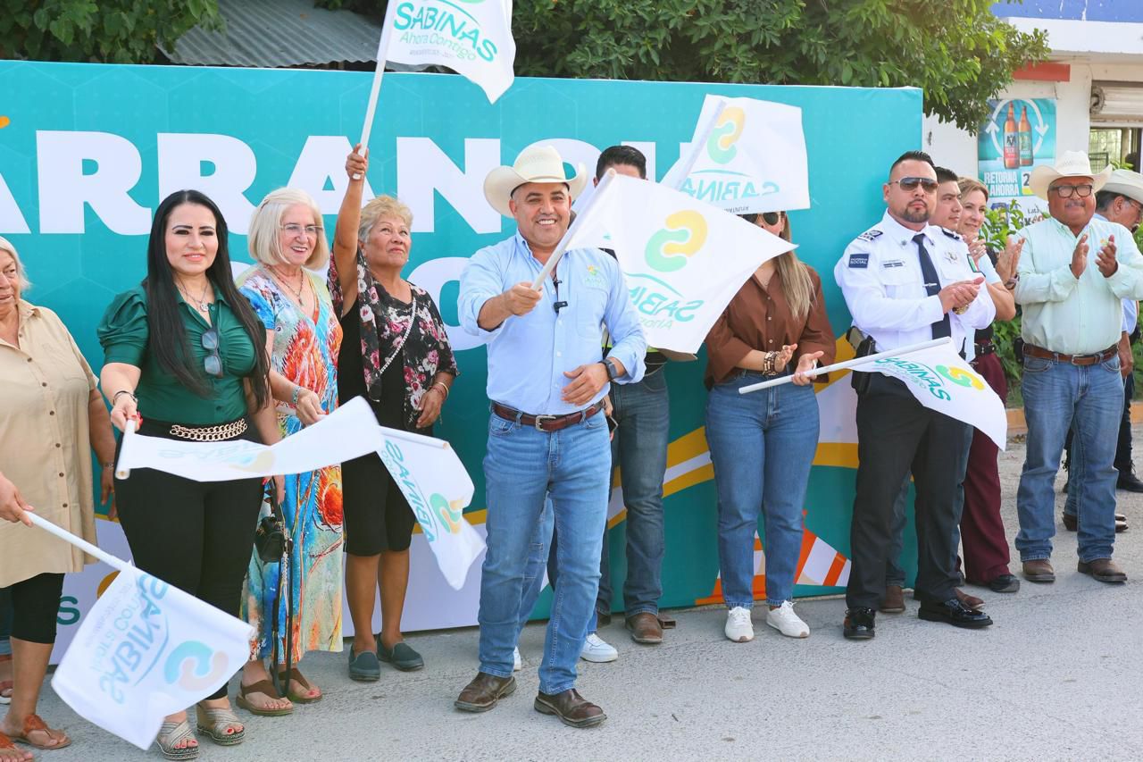 Chano Díaz impulsa el desarrollo social de Sabinas con obras que cambian vidas