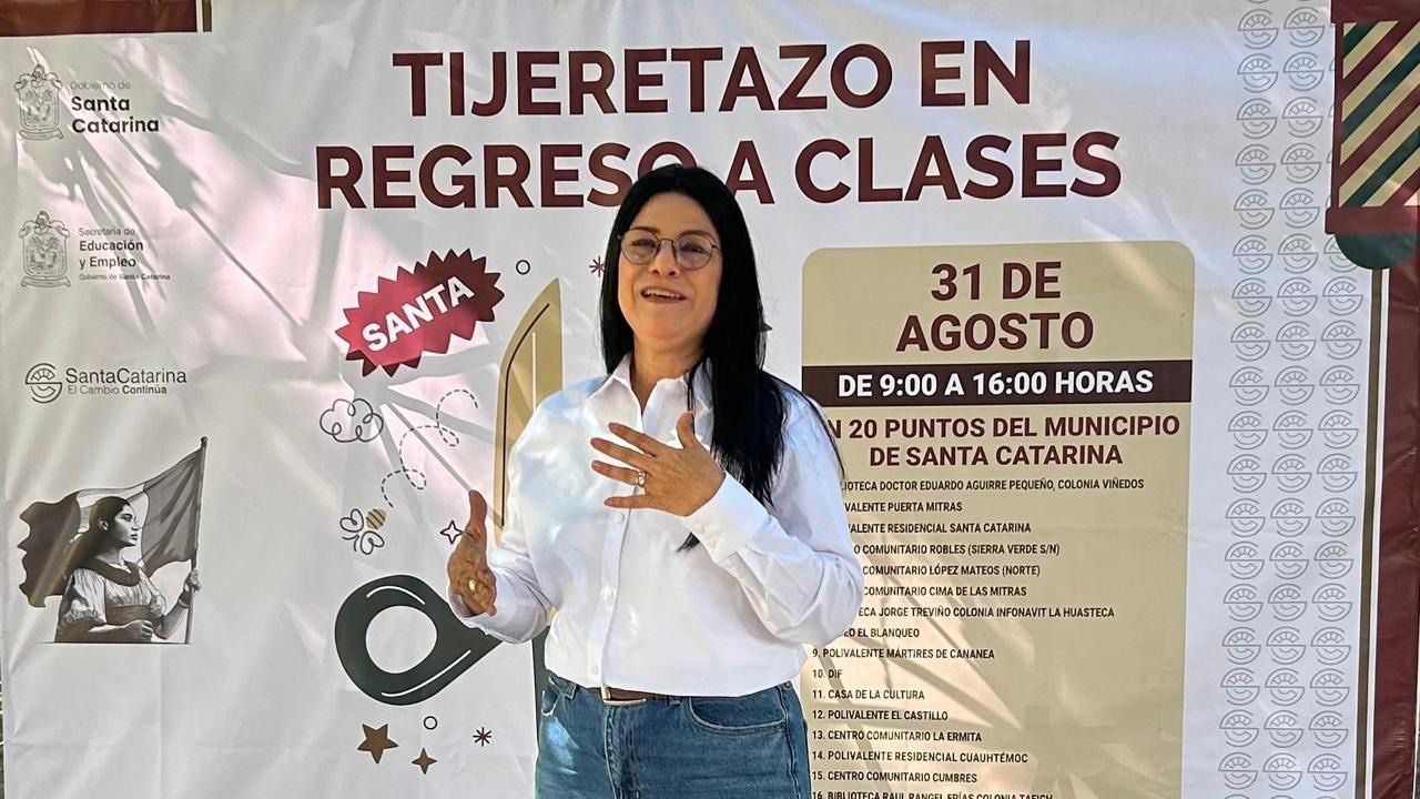 Anuncia Santa Catarina cortes de cabello gratis ante regreso a clases