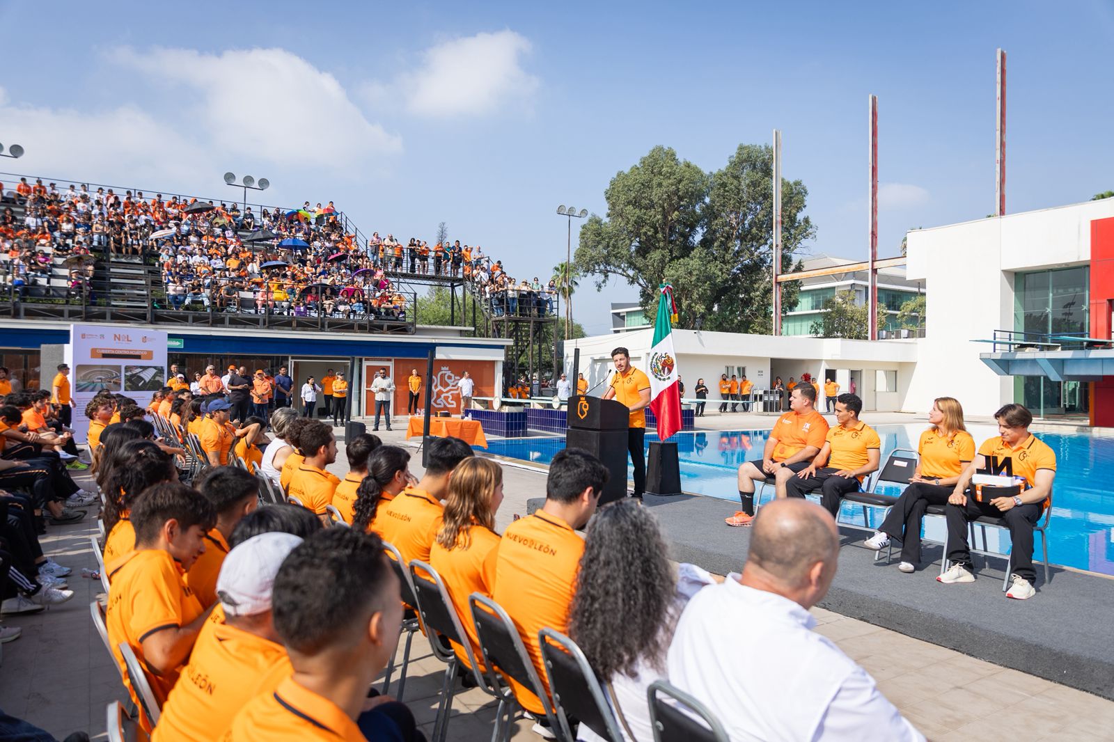 Anuncia Samuel García techumbre a Centro Acuático “Osmar Olvera Ibarra” Anuncia Samuel García techumbre a Centro Acuático “Osmar Olvera Ibarra”