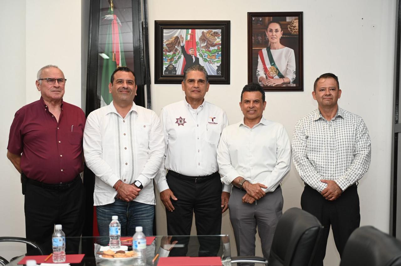 Refirma Lalo Gattás, alcalde de Victoria colaboración con Secretario de Seguridad, General Carlos Arturo Pancardo Escudero