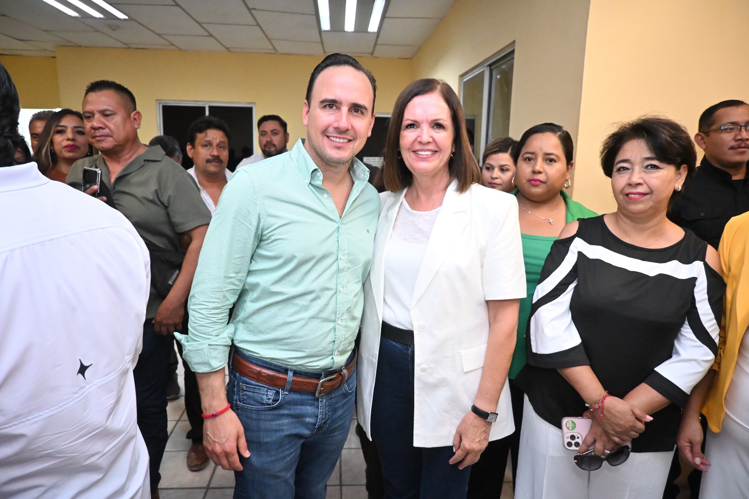 Sari Pérez y Manolo Jiménez hacen equipo por la Seguridad en Frontera