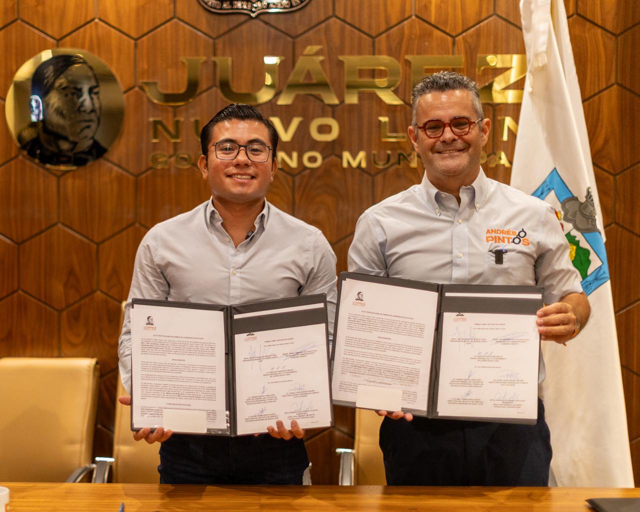 Juárez impulsa educación dual y servicio social con nuevo convenio Juárez impulsa educación dual y servicio social con nuevo convenio