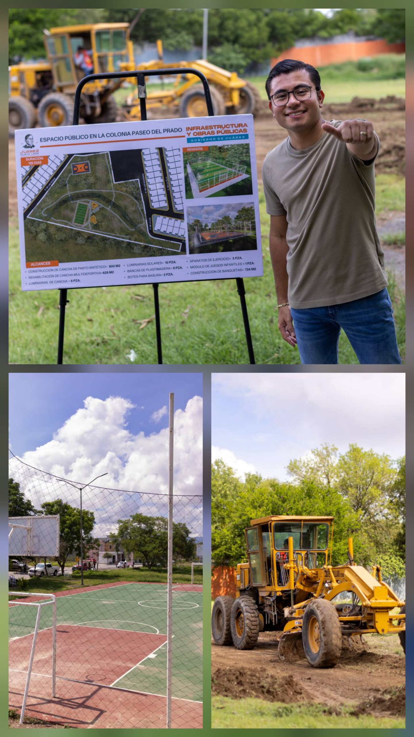 Félix Arratia impulsa renovación de Juárez con nuevo Espacio de Unidad Paseo del Prado Félix Arratia impulsa renovación de Juárez con nuevo Espacio de Unidad Paseo del Prado