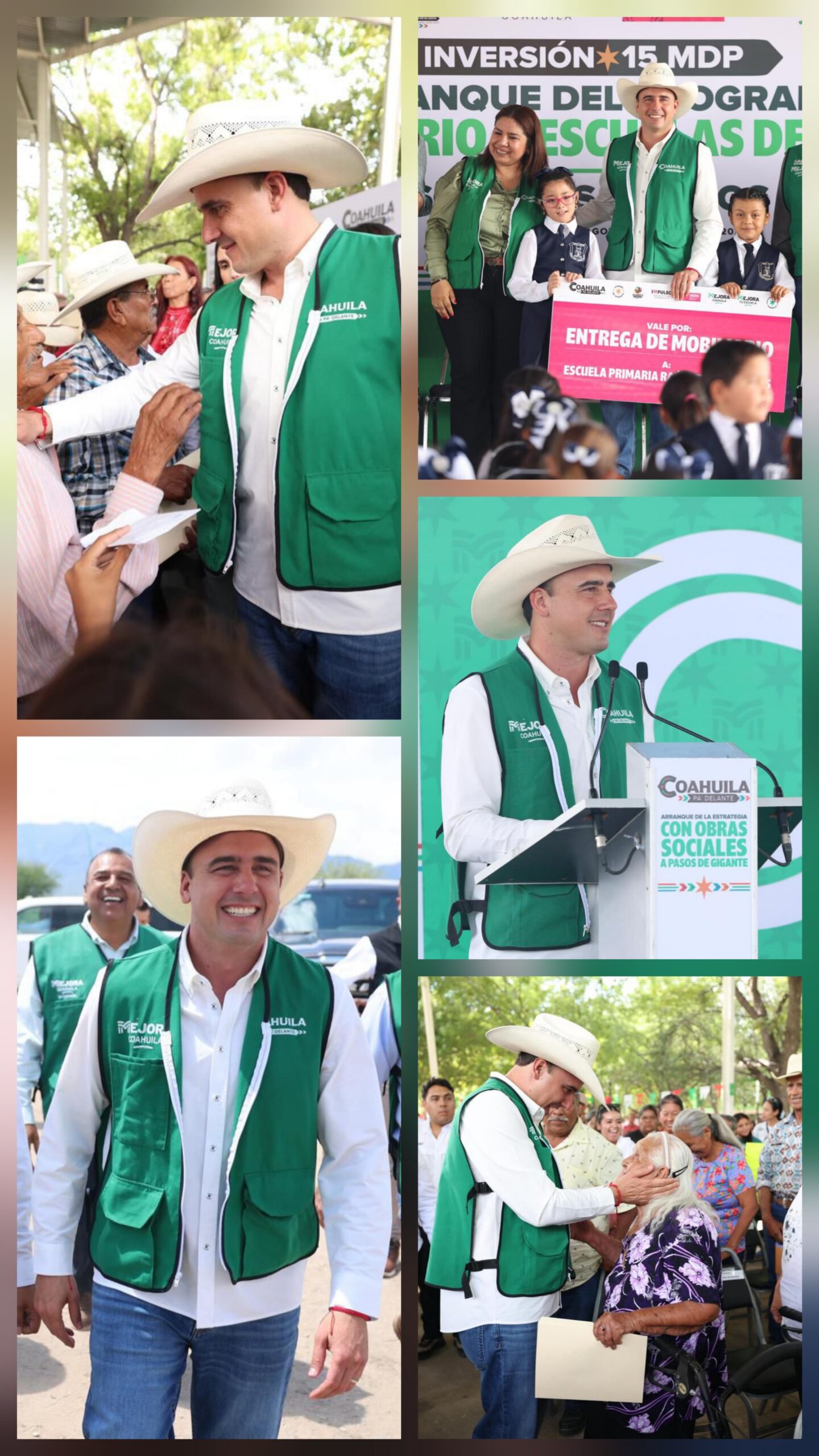 Seguimos fortaleciendo la educación y el desarrollo social de Coahuila: Manolo Jiménez