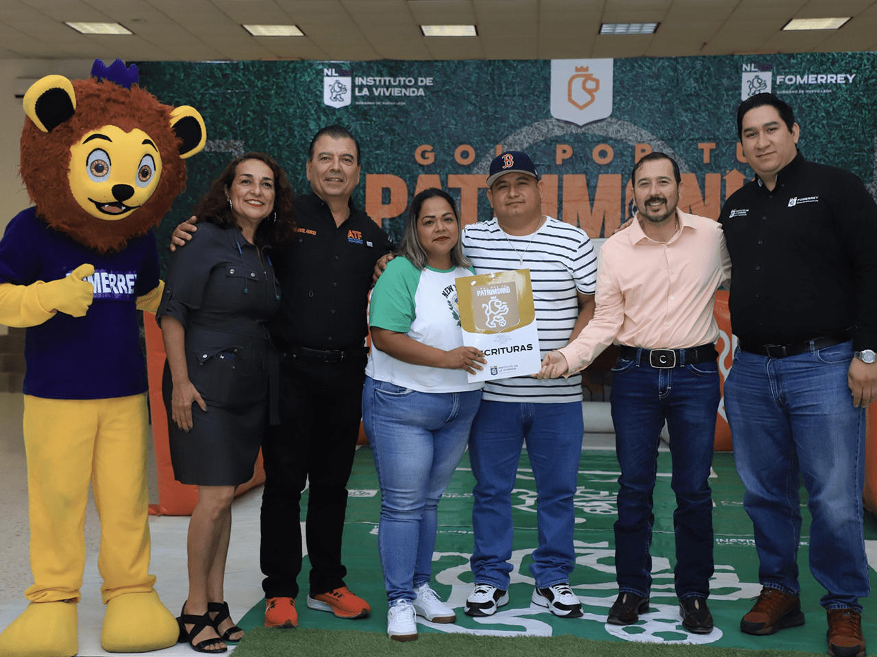 300 familias se benefician con el Programa “Gol por tu Patrimonio”