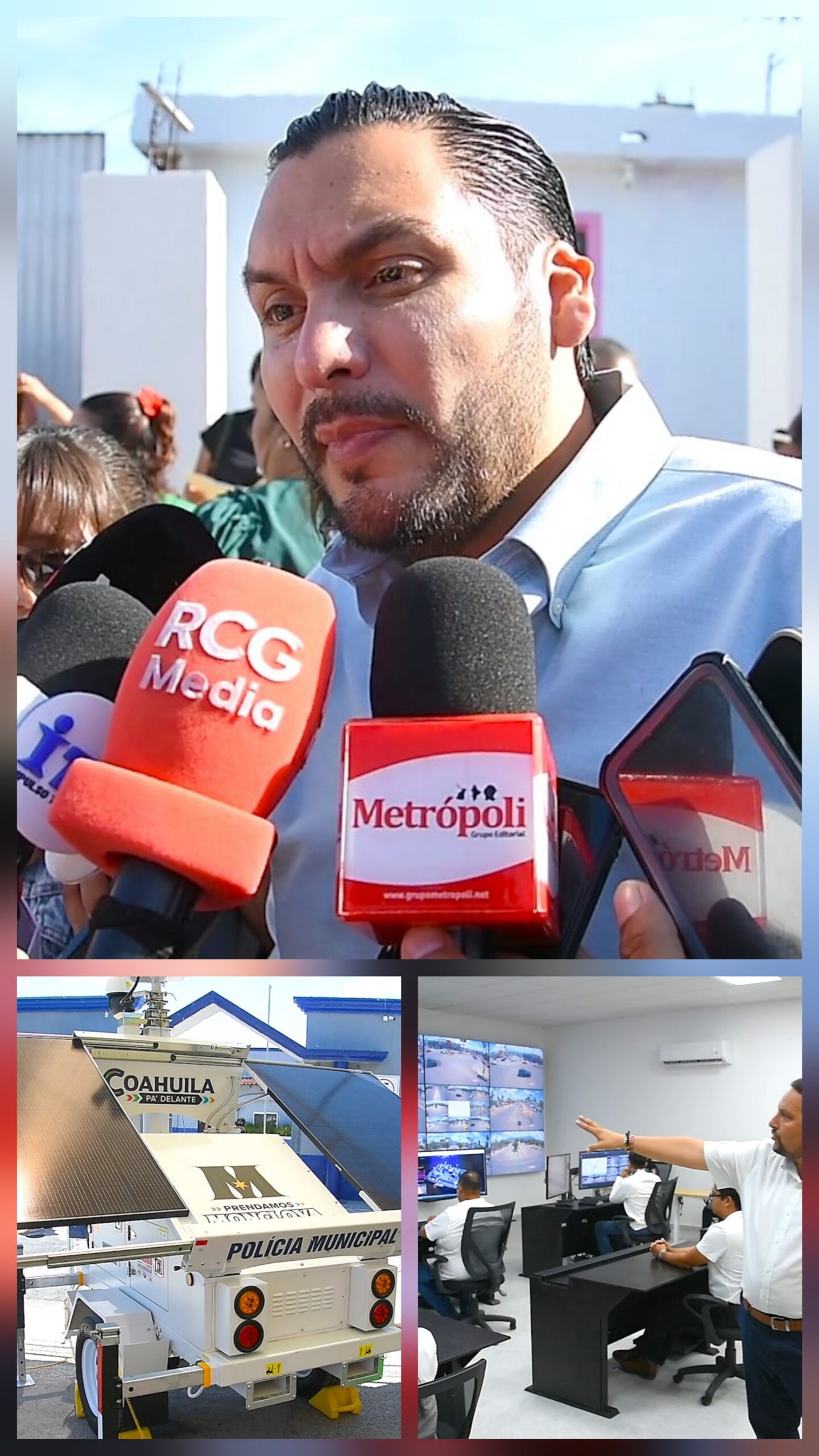 Refuerza Carlos Villarreal la seguridad en Monclova con botones de pánico y más cámaras de videovigilancia Refuerza Carlos Villarreal la seguridad en Monclova con botones de pánico y más cámaras de videovigilancia