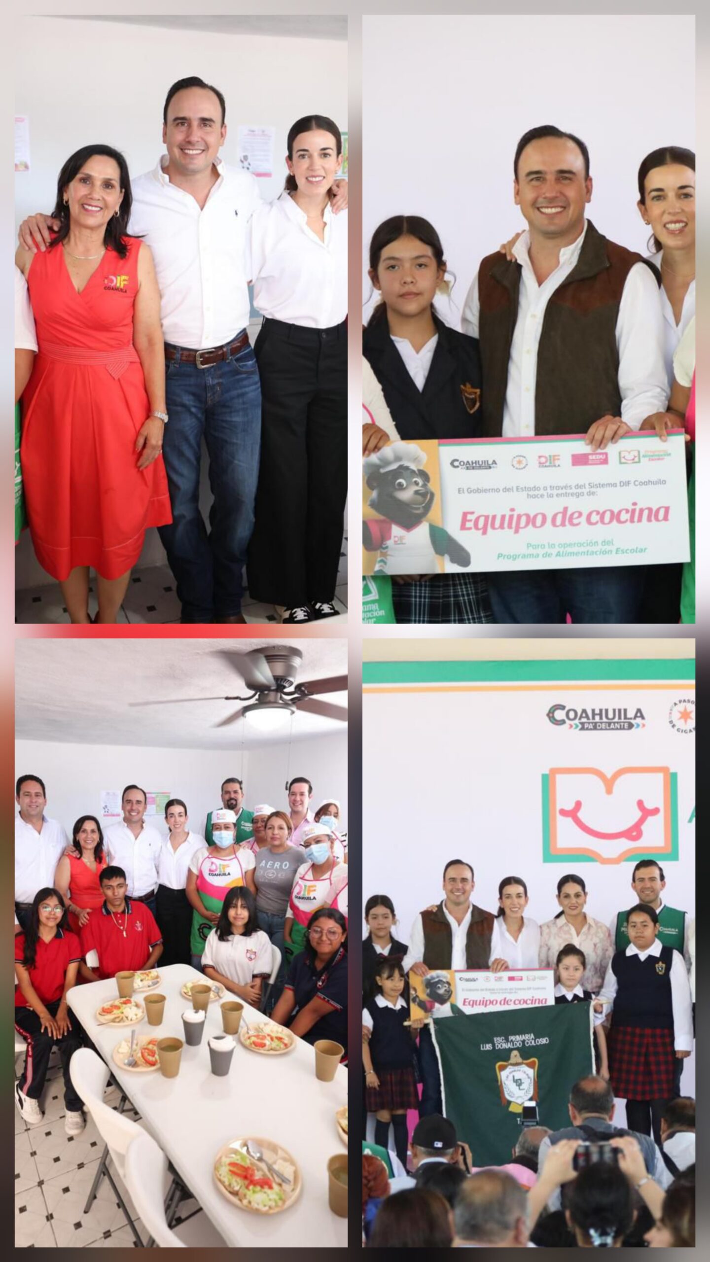 Arrancan programas de alimentación escolar en más de mil escuelas de Coahuila