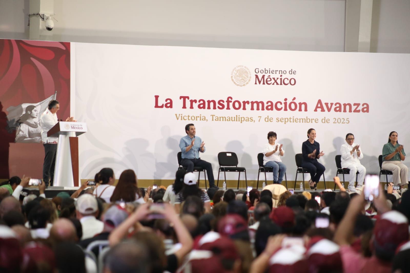 Reitera presidenta todo su apoyo para consolidar la transformación en Tamaulipas Reitera presidenta todo su apoyo para consolidar la transformación en Tamaulipas